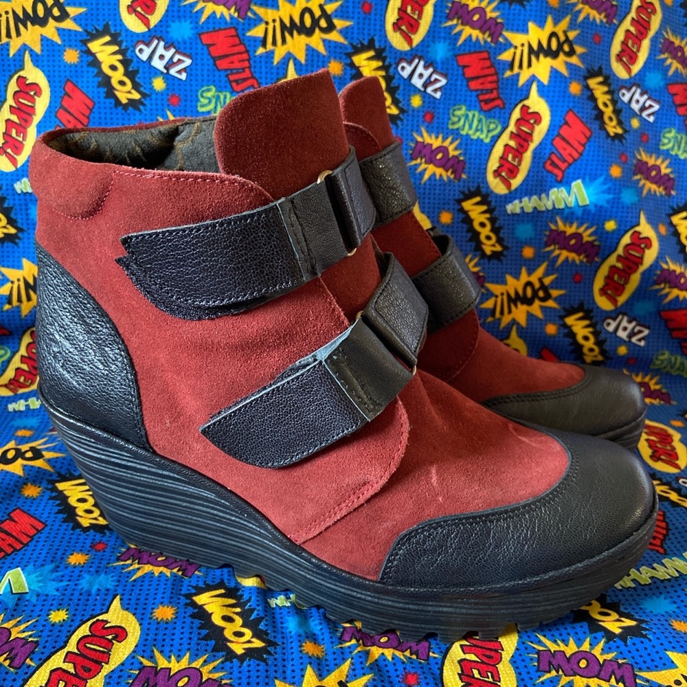 Fly London Yugo Wedge Sneakers Ankle Boots sneaker